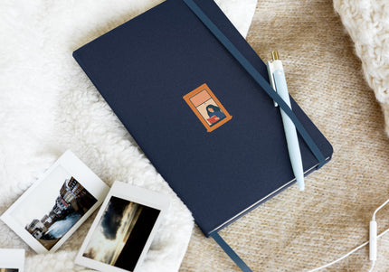 Hardcover bound notebook