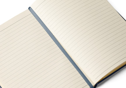 Hardcover bound notebook